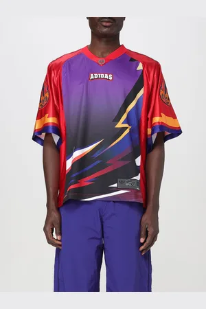 adidas T-shirt a v in poliestere