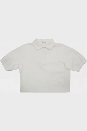 Il gufo Polo crop in cotone