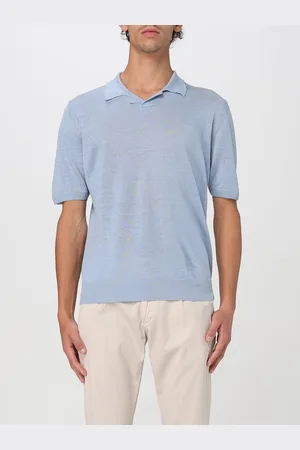 ELEVENTY Polo classico in maglia di lino