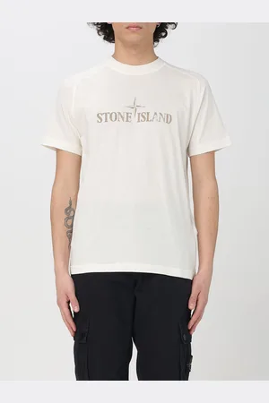 Stone Island T-shirt in cotone con logo