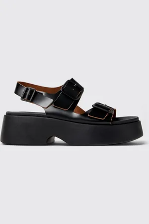 Camper Sandalo Tasha in pelle spazzolata