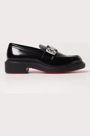 Christian Louboutin Mocassino Urban Moc Lock in pelle spazzolata
