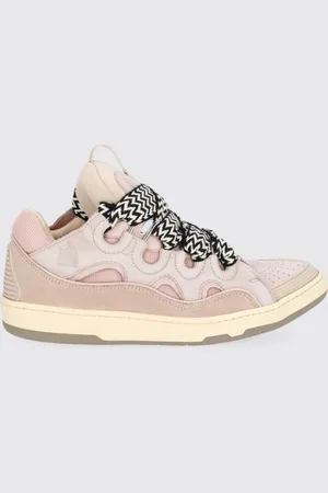 Lanvin Sneakers Curb in pelle e mesh