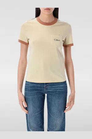 Chloé T-shirt in cotone con logo