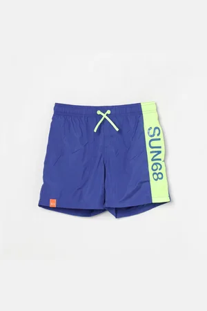 sun68 Costume da bagno con bande logate