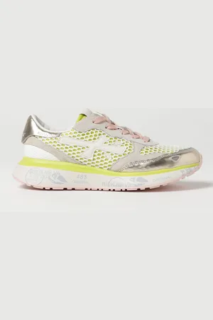 Premiata Sneakers Lauryn in mesh e camoscio