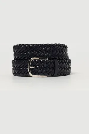 Orciani Cintura in pelle intrecciata
