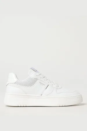Twin-Set Sneakers in pelle con Oval T goffrato