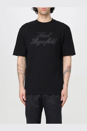 Karl Lagerfeld T-shirt con logo in cotone