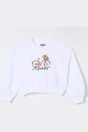 Moschino Felpa a girocollo stampata