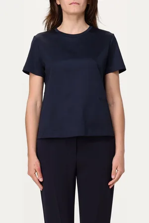 Max Mara T-shirt basic in cotone