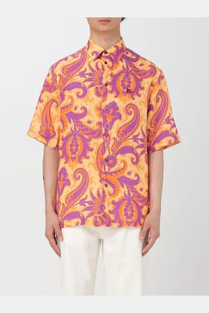 Etro Camicia in lino stampato