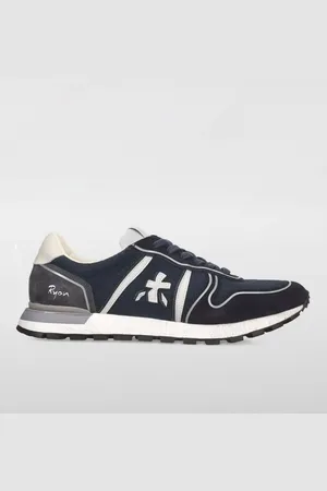 Premiata Sneakers Ryan in camoscio e mesh