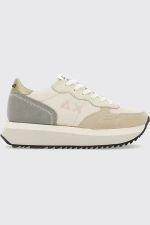 sun68 Sneakers Big Ally in camoscio e mesh