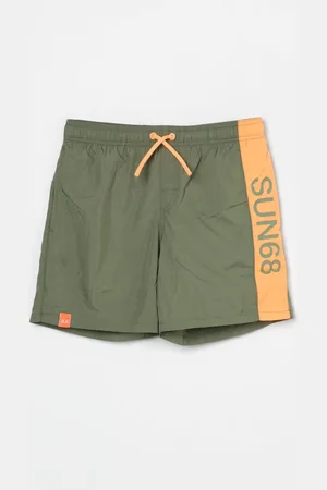 sun68 Costume da bagno con bande logate