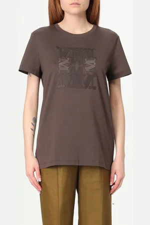 Max Mara T-shirt basic in cotone
