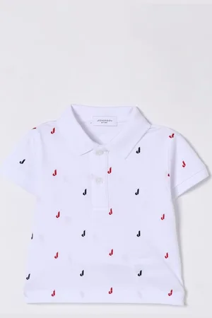 Jeckerson Polo in cotone con logo all-over