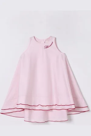 MISS BLUMARINE Abito in cotone con logo