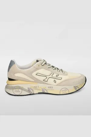 Premiata Sneakers Moerun in camoscio e mesh