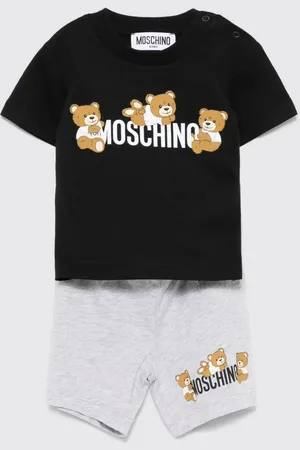 Moschino Coordinato in cotone Teddy Toy