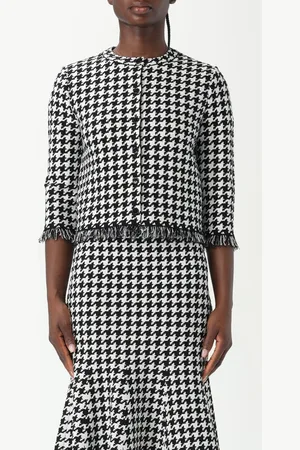 Alexander McQueen Cardigan a girocollo in misto viscosa
