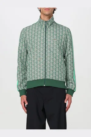 Lacoste Felpa a collo alto con zip in cotone
