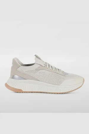 HUGO BOSS Sneakers in maglia e camoscio