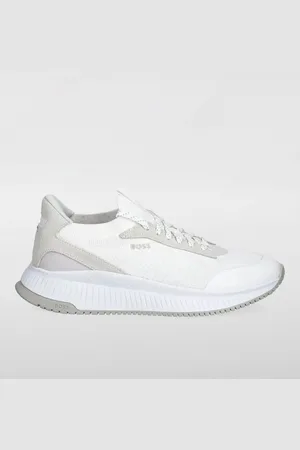 HUGO BOSS Sneakers in maglia e camoscio