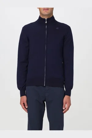 K-Way Cardigan con zip in cotone