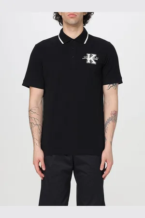 Karl Lagerfeld Polo in cotone stretch con monogram