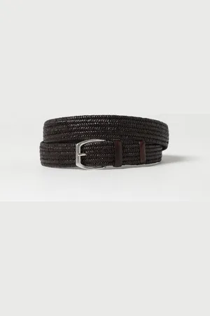 Orciani Cintura in pelle intrecciata