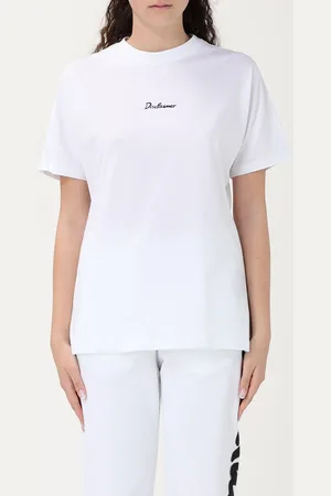 DISCLAIMER T-shirt in cotone stampata