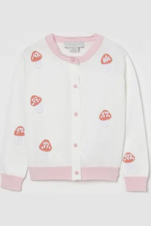 Stella McCartney Cardigan a girocollo con ricami all