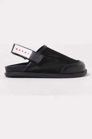 Marni Sabot in nylon a rete e pelle