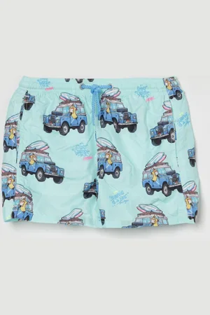 MC2 SAINT BARTH Costume da bagno con stampa all-over