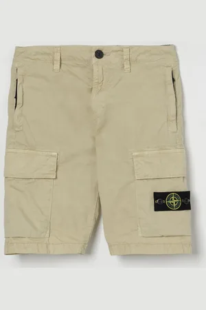 Stone Island Pantaloncino cargo in cotone stretch