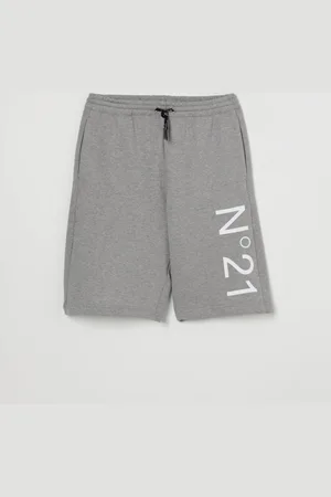 Nº21 Pantaloncino in cotone stretch con logo