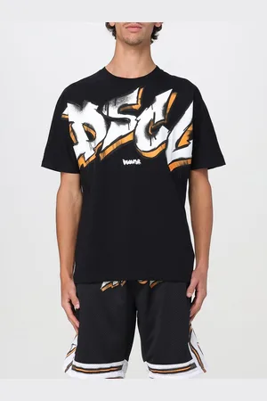 DISCLAIMER T-shirt stampata in cotone
