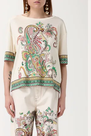 Etro T-shirt in viscosa paisley