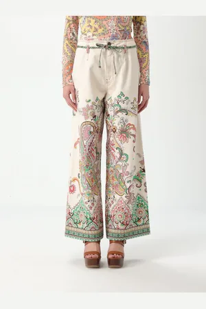 Etro Jeans in denim con stampa Paisley