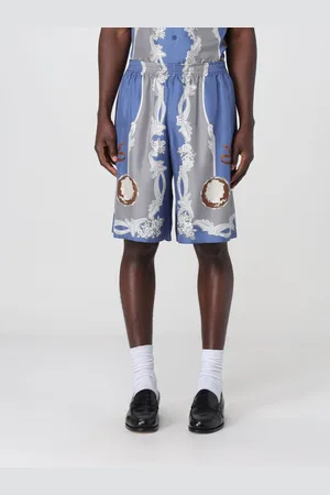 VERSACE Pantaloncino in seta stampata