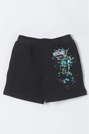 Moschino Bermuda Baby in jersey di cotone con stampa