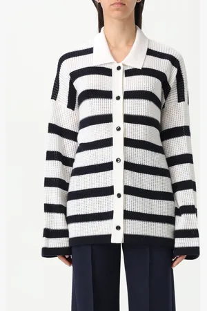 Allude Cardigan in cashmere a righe