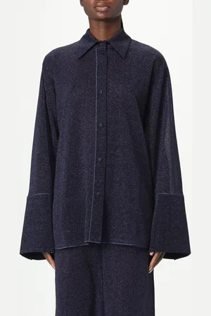 Oseree Camicia in misto lurex