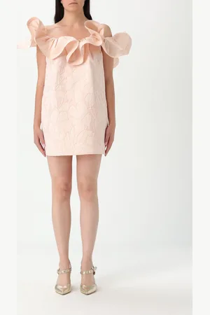 Elisabetta Franchi Abito in jacquard con rouches