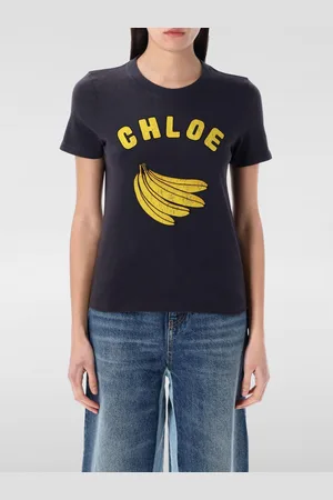 Chloé T-shirt in cotone con stampa grafica