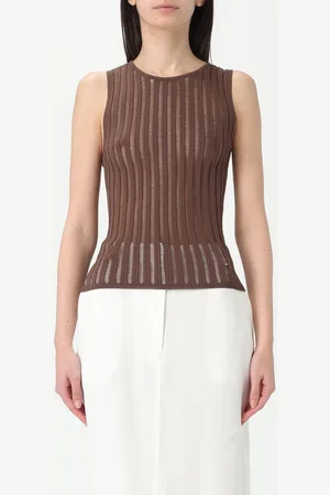 Patrizia Pepe Maglia in viscosa a coste