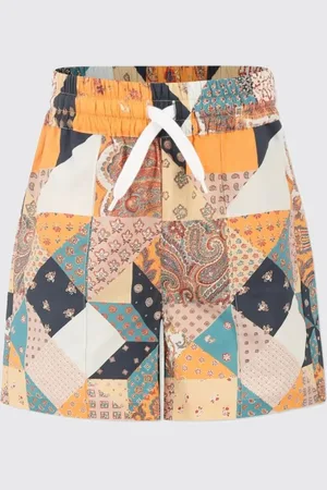 Etro Pantaloncino in cotone stretch con stampa Paisley