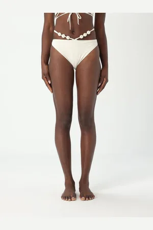 MAGDA BUTRYM Slip bikini in nylon stretch con perline