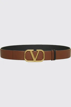 VALENTINO GARAVANI Cintura VLogo Signature reversibile in pelle a grana